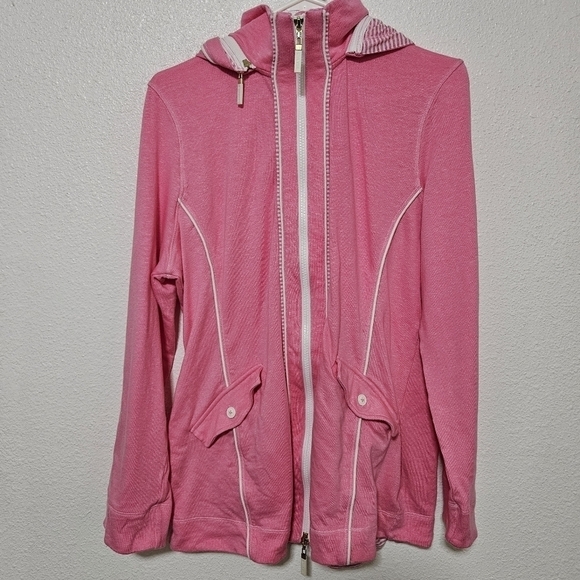 Bylyse hooded jacket linnen/cotton blend see description for sizing - Picture 2 of 13